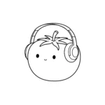 coloriage Tomate a dessiner en ligne