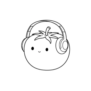 coloriage Tomate a dessiner en ligne