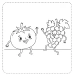 imprimer coloriage Tomate