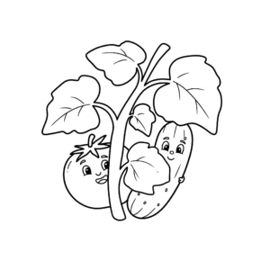 coloriage Tomate pour enfant a imprimer gratuit