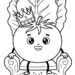 coloriage Tomate a dessiner et imprimer