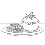 coloriage Tomate gratuit a imprimer