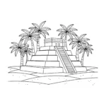 coloriage Antiquité à imprimer pour enfant de 4 ans