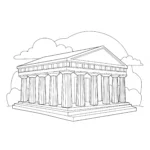 coloriage Antiquité et decoupage a imprimer gratuit