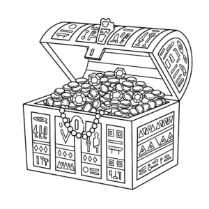 image de coloriage Antiquité pour enfant