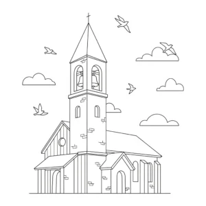 coloriage Assomption à imprimer gratuitement pdf