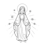 coloriage Assomption pour enfant gratuit