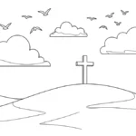 coloriage Assomption à imprimer pour enfant de 12 ans