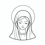 coloriage Assomption à imprimer gratuit