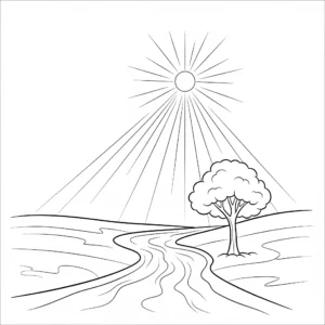 coloriage Assomption pour enfants à télécharger