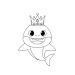 coloriage Baby Shark en ligne