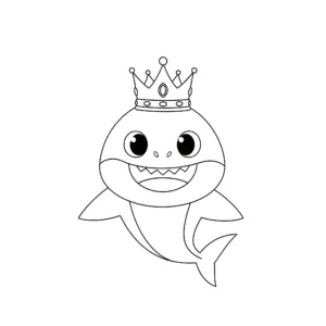 coloriage Baby Shark en ligne