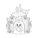 coloriage Baby Shark à imprimer pour enfants
