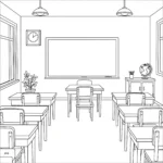 télécharger coloriage La Classe Qui se Vide gratuit