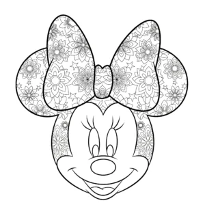 coloriage Mandala Disney à imprimer pour enfant de 2 ans