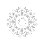 coloriage Mandala Disney pour enfant gratuit