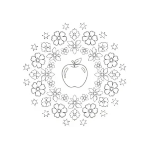 coloriage Mandala Disney pour enfant gratuit