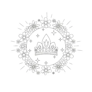coloriage Mandala Disney à imprimer a4