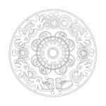 coloriage Mandala Disney a imprimer gratuitement