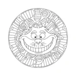 coloriage Mandala Disney pour bebe a imprimer