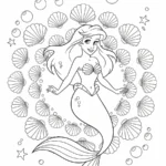 coloriage Mandala Disney de pour enfants