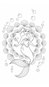 coloriage Mandala Disney de pour enfants