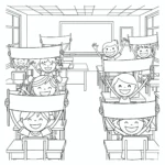 coloriage Merci Maitresse a telecharger