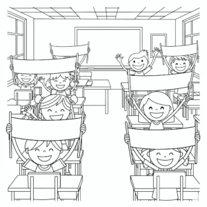 coloriage Merci Maitresse a telecharger