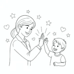 a imprimer coloriage Merci Maitresse gratuit