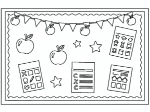 coloriage Merci Maitresse à imprimer gratuit