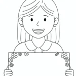 coloriage Merci Maitresse et apprentissage