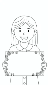coloriage Merci Maitresse et apprentissage