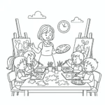 coloriage Merci Maitresse pour enfants à télécharger