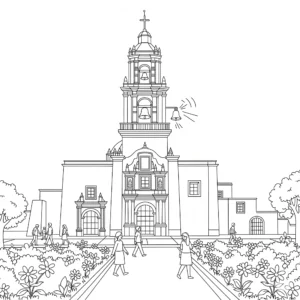 coloriage Mexique pour enfant de 6 ans