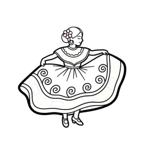 coloriage Mexique pour enfants