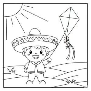 coloriage Mexique en ligne pour enfant