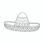 coloriage Mexique à imprimer pour enfant de 2 ans