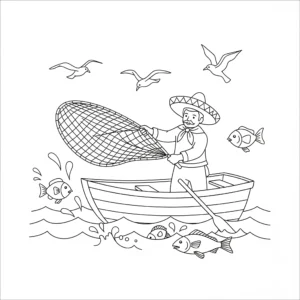 coloriage Mexique pour enfants