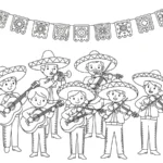 coloriage Mexique et apprentissage