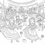 coloriage Mexique à imprimer gratuit
