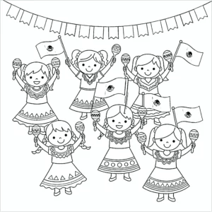 coloriage Mexique a telecharger