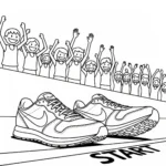 coloriage Nike pour enfant de 5 ans