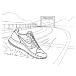 coloriage Nike a colorier en ligne gratuitement