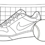 coloriage Nike pour enfant de 8 ans