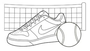 coloriage Nike pour enfant de 8 ans