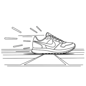 imprimer coloriage Nike gratuit