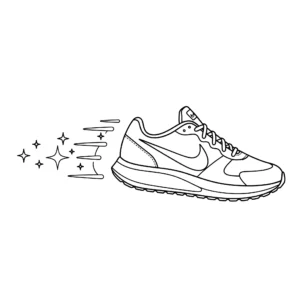 coloriage Nike pour enfant de 7 ans