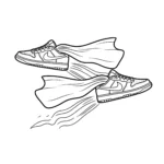 coloriage Nike pour enfant de 8 ans