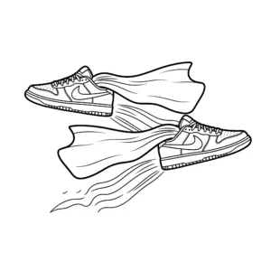 coloriage Nike pour enfant de 8 ans