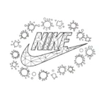 coloriage Nike a telecharger